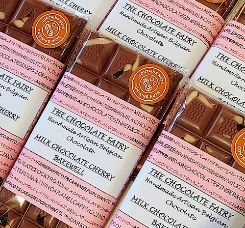 Milk chocolate Cherry Bakewell